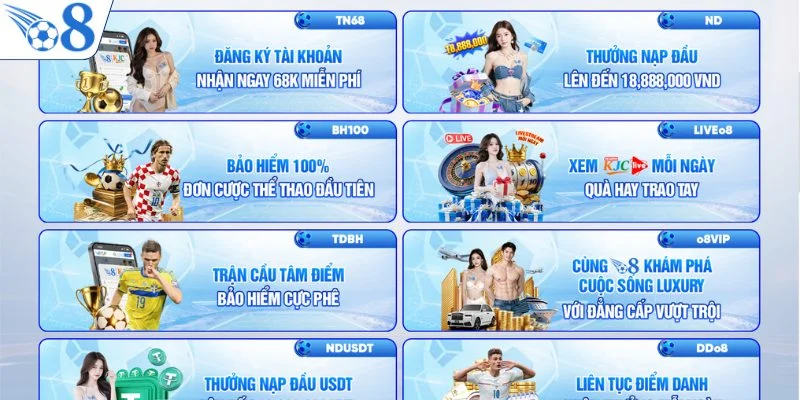 Hệ thống thường xuyên cập nhật sự kiện ưu đãi